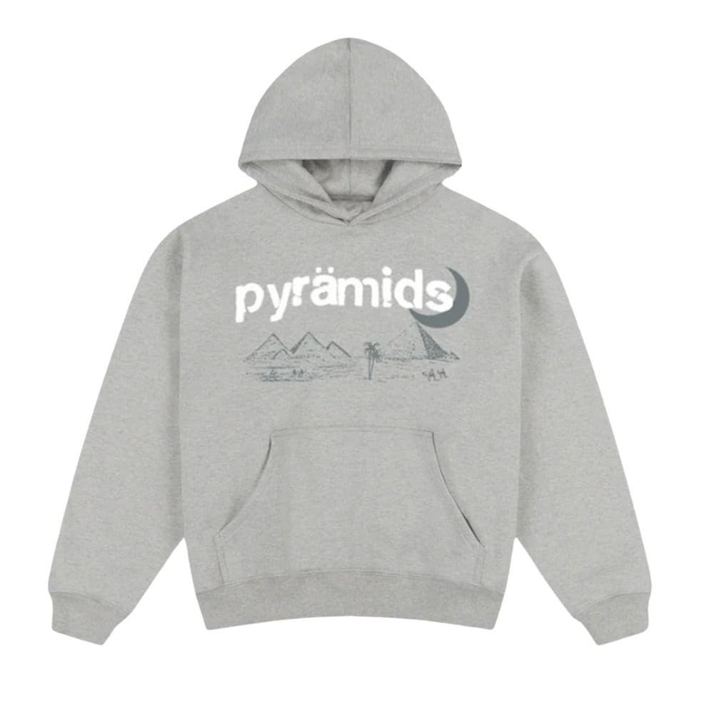 4028 Vintage Pyramid Hoodie Grey